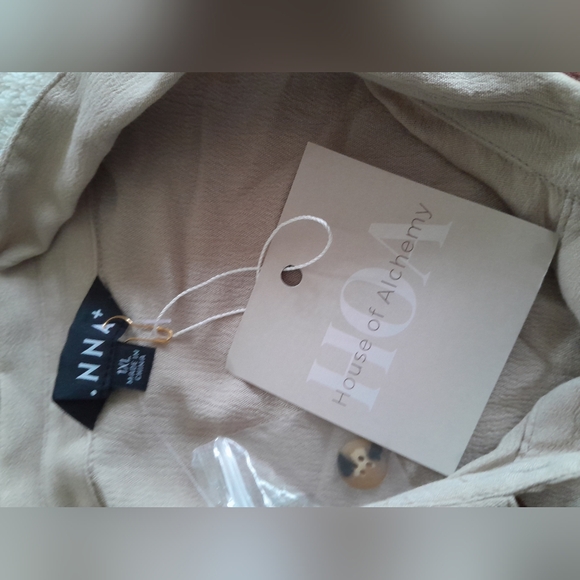 NWT j.nna autumn floral Print women's button down Blouse Size 1XL - Picture 12 of 16